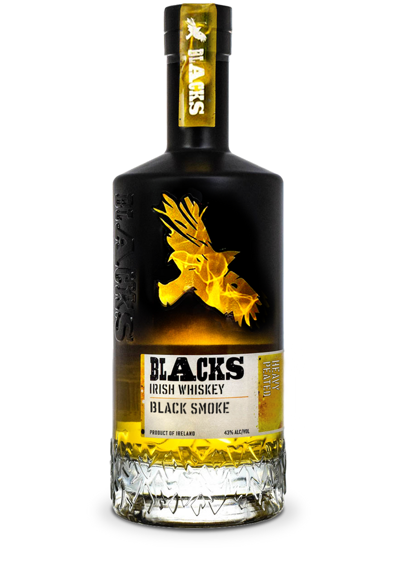 Blacks Black Smoke Irish Whiskey – Heavily Peated
